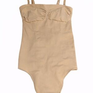 SKIMS Strapless Thong Bodysuit – Clay – 4XL